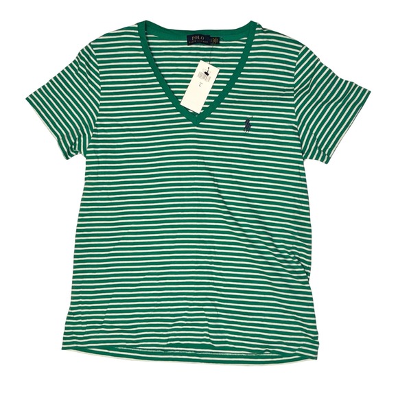 NWT Polo Ralph Lauren Stripped Classic T-Shirt Size L - Picture 1 of 2